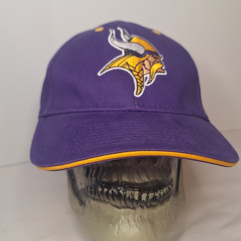 Purple and Gold Vikings Cap